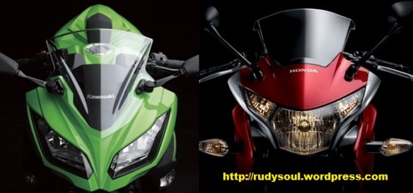 Head lamp CBR 250R vs Ninja 250R FI